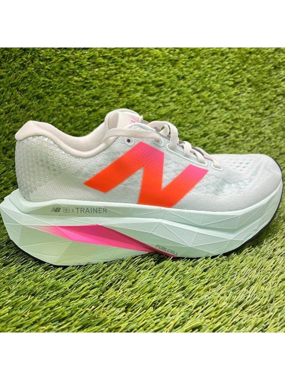 New Balance FuelCell SuperComp Trainer V3 Womens Size 6.5 Blue Running Shoes